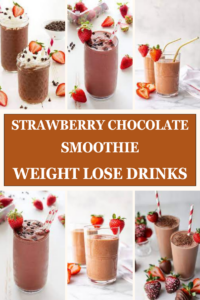 Strawberry & Chocolate Smoothie | Weight Lose Drinks
