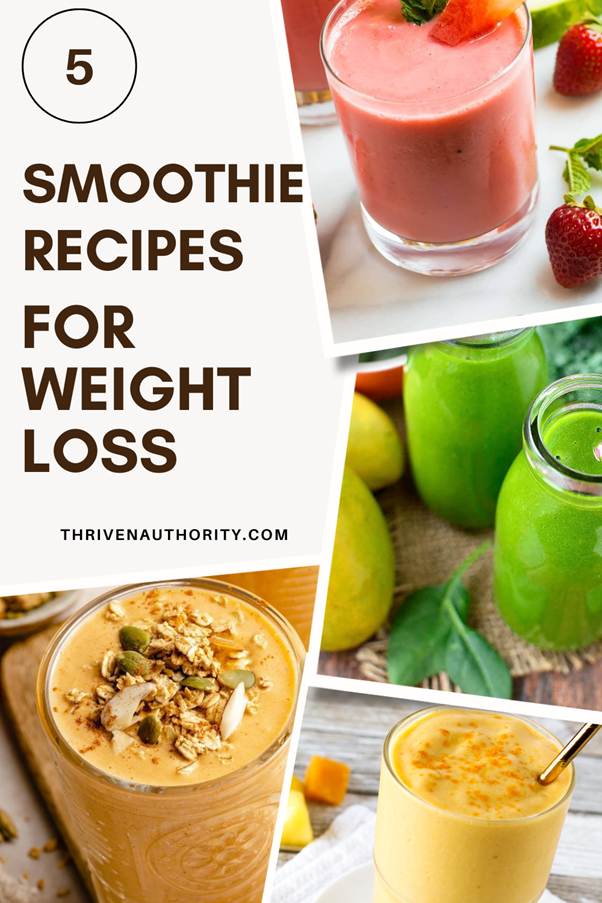 5 Smoothie Recipes for Weight Loss