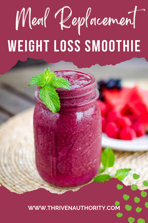 Meal Replacement Smoothie for Weight Loss