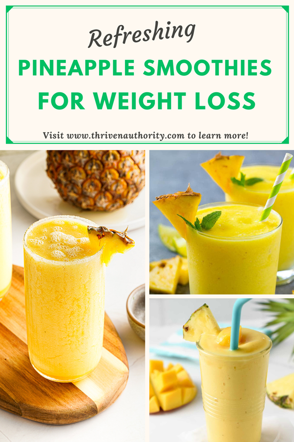 Pineapple Smoothies for Weight Loss