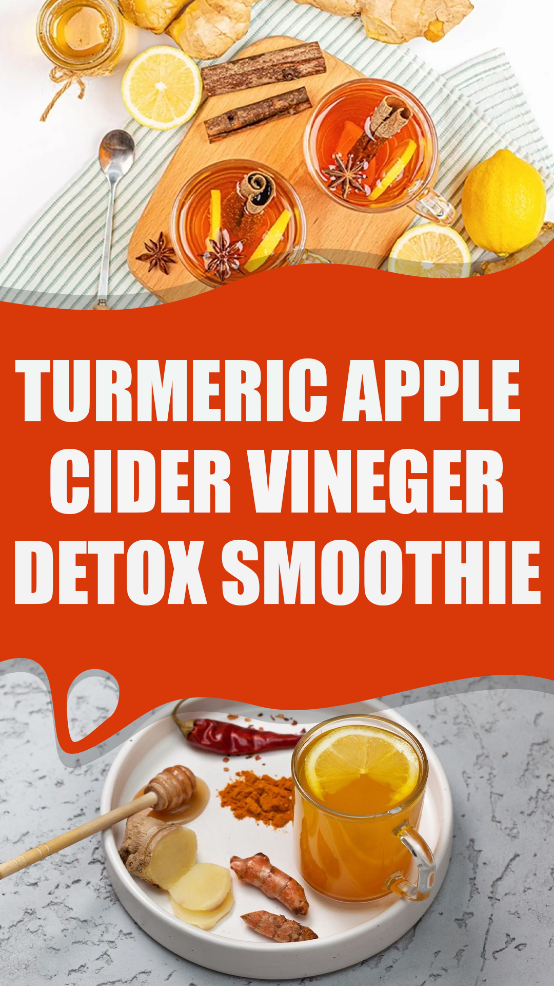 Turmeric Apple Cider Vinegar Detox Smoothie Recipe