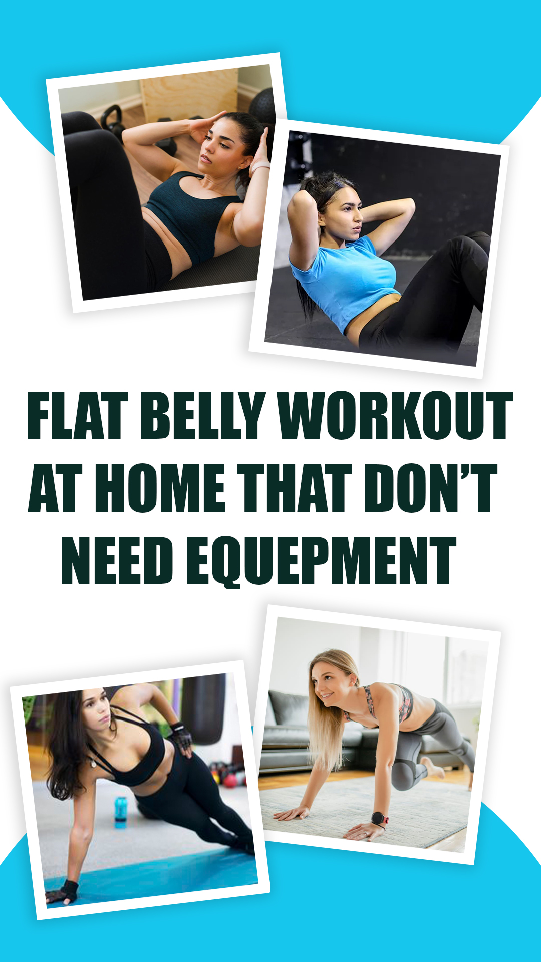 Flat Belly Workouts at Home That Don't Require Equipment