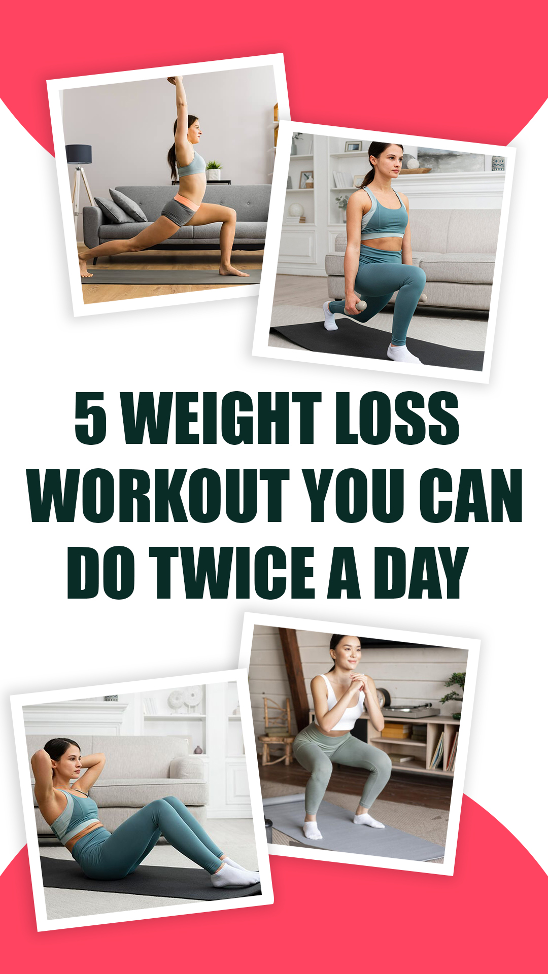 5 Exercises You Can Do Twice a Day for Weight Loss