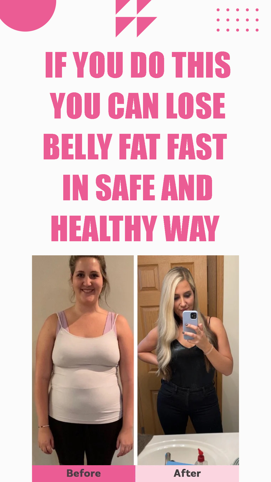 6 Ways to Lose Belly Fat Quick In a Safe Healthy Way 1