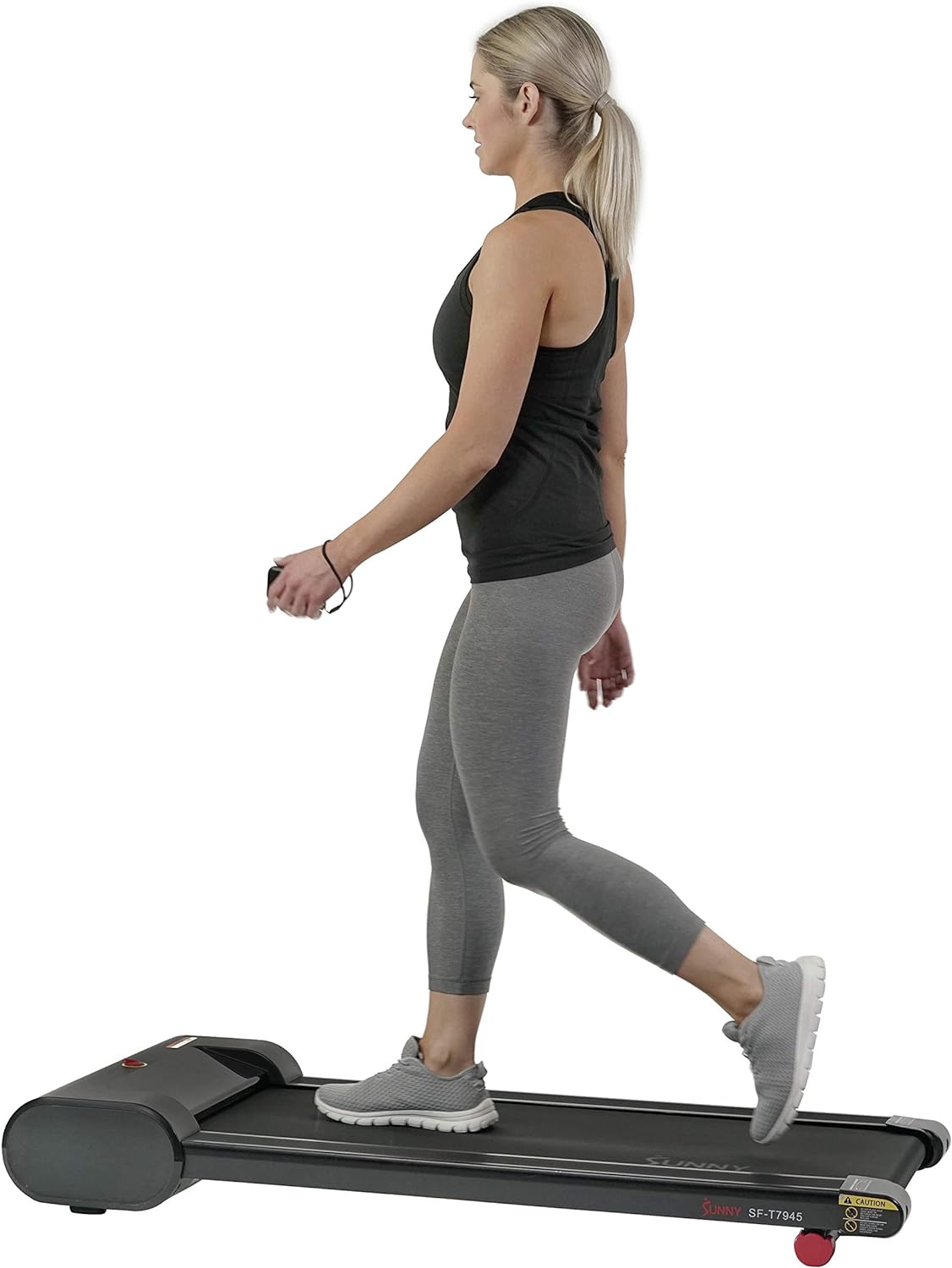 Sunny Health & Fitness Slim Under Desk Walking Compact Treadpad Treadmill